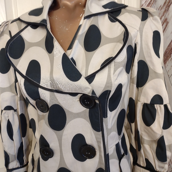 CC COUTURE TRENCH COAT SIZE XSMALL - Picture 5 of 9